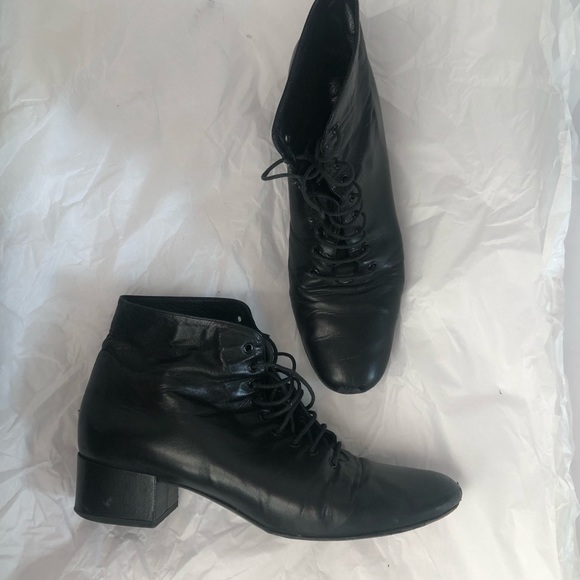 Saint Laurent Shoes - Classic Vintage Saint Laurent laceup boots